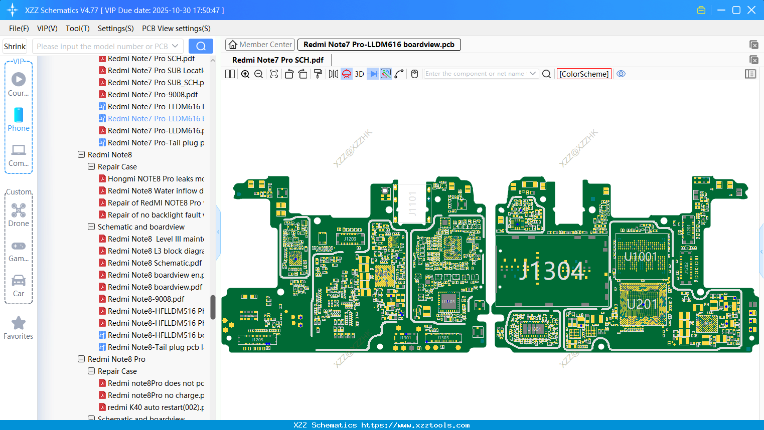 Xiaomi Redmi Note7 Pro-LLDM616 Boardview